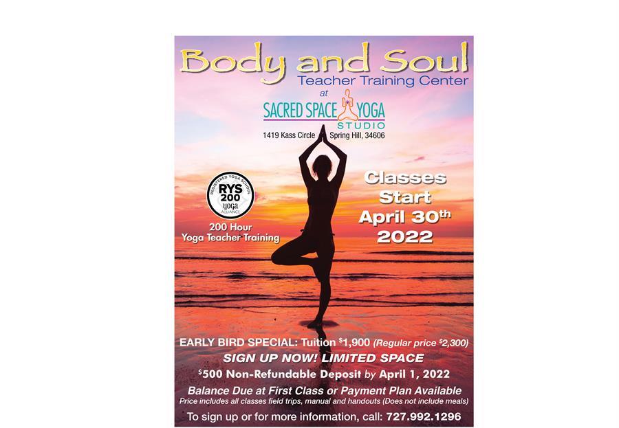 Sacred Space Body and Soul Flyer
