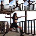 Yoga at Prana balcony