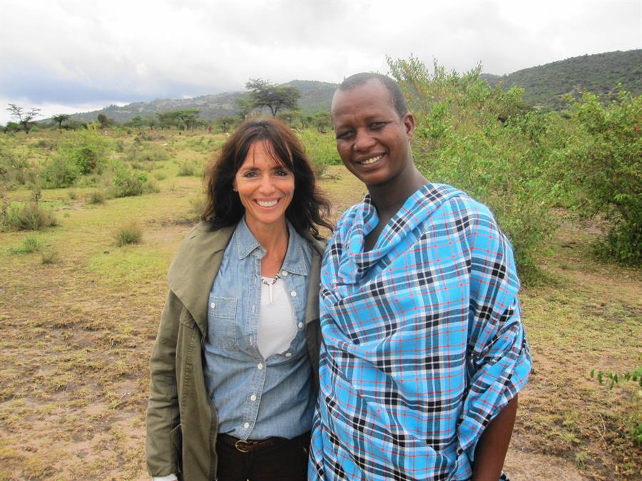 Me and Sampson, Massai Tribe leader