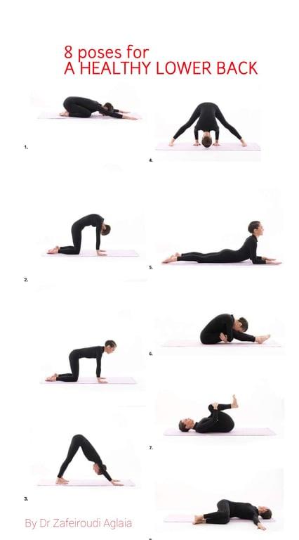 8 POSES FOR A HEALTHY LOWER BACK