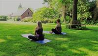 Yoga in the garden in Twello