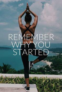 why you started