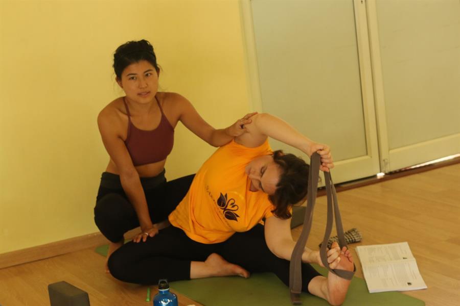Yoga Props Practice