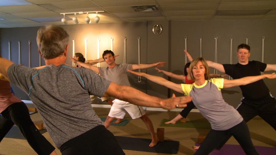 Still from a video of The Yoga Studio for the web