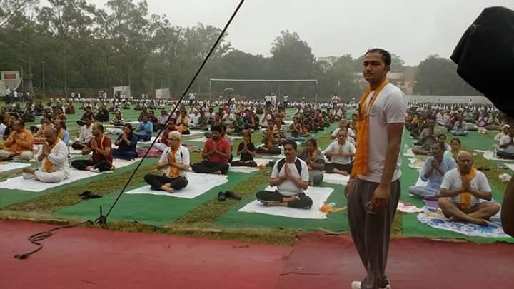 Yogacharya Abhishek Bharti on 21st June 2015