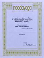 Naada Yoga Sound Yoga Training Certification