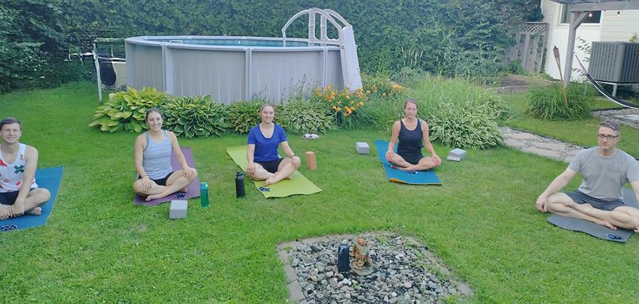 yoga my backyard