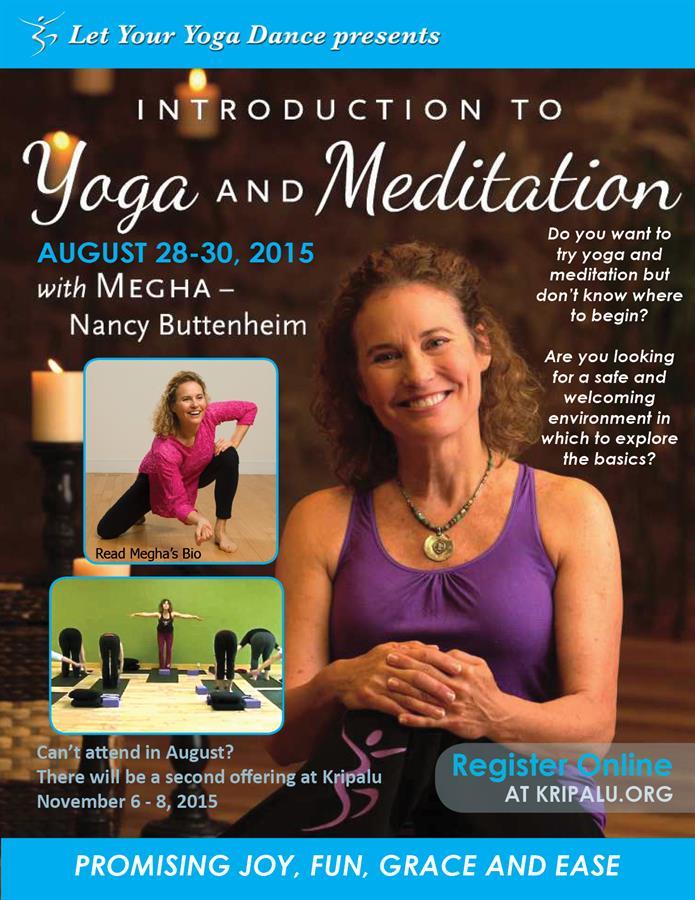 intro to yoga and meditation flyer