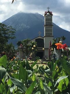 La Fortuna, Arenal in the background