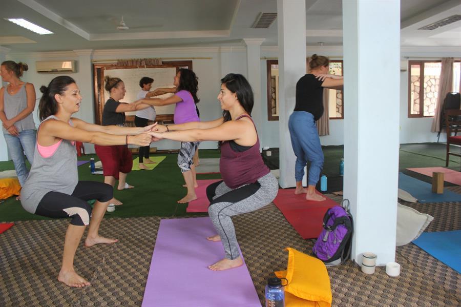 Yoga Preparation at Rishikul yogshala