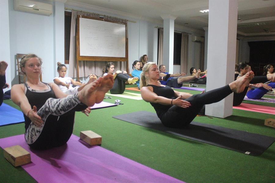 Yoga classes at Rishikul Yogshala
