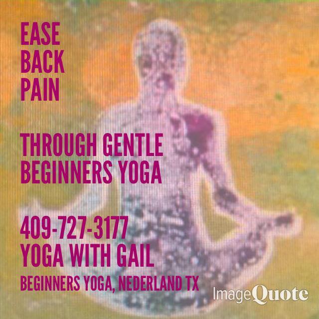 Ease Back Pain thru Gentle Yoga with Gail