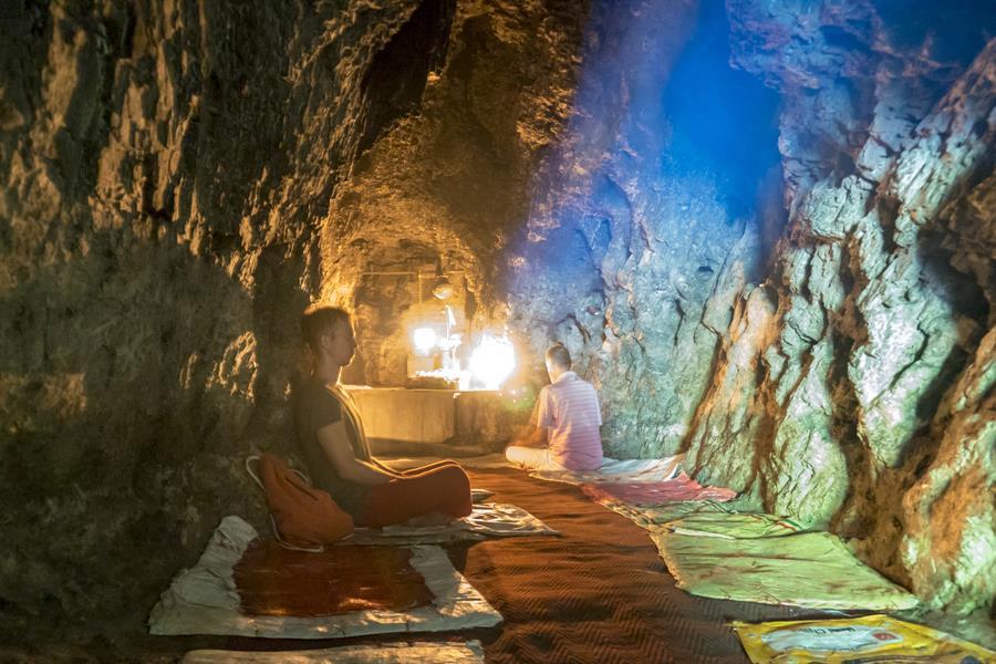 Meditation at Vashishtha Cave