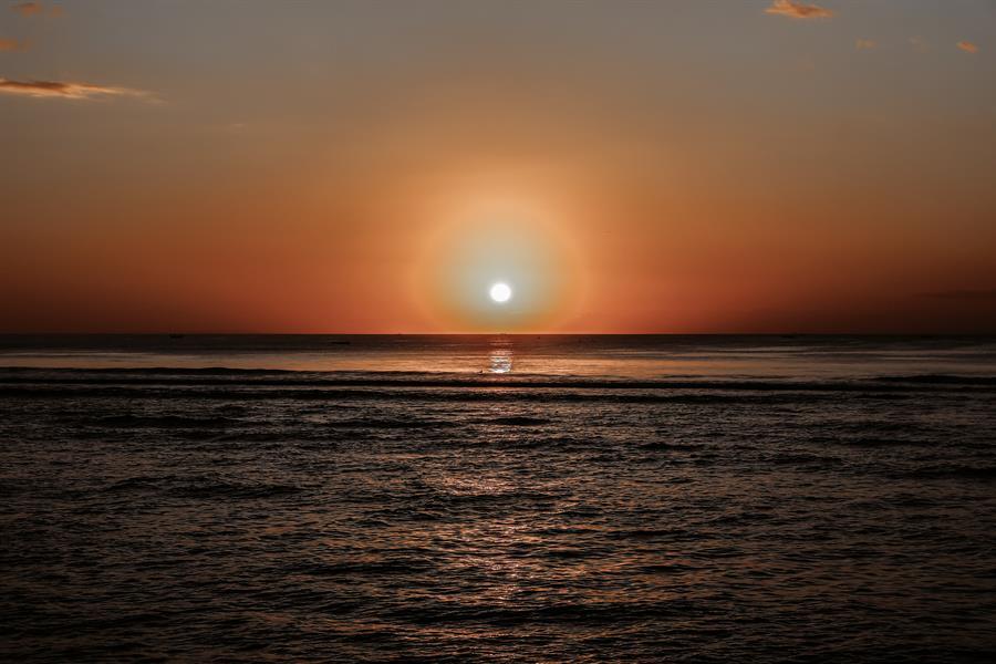 Sunset over Echo Beach