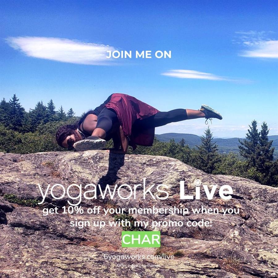 Char Willingham YogaWorks LIVE