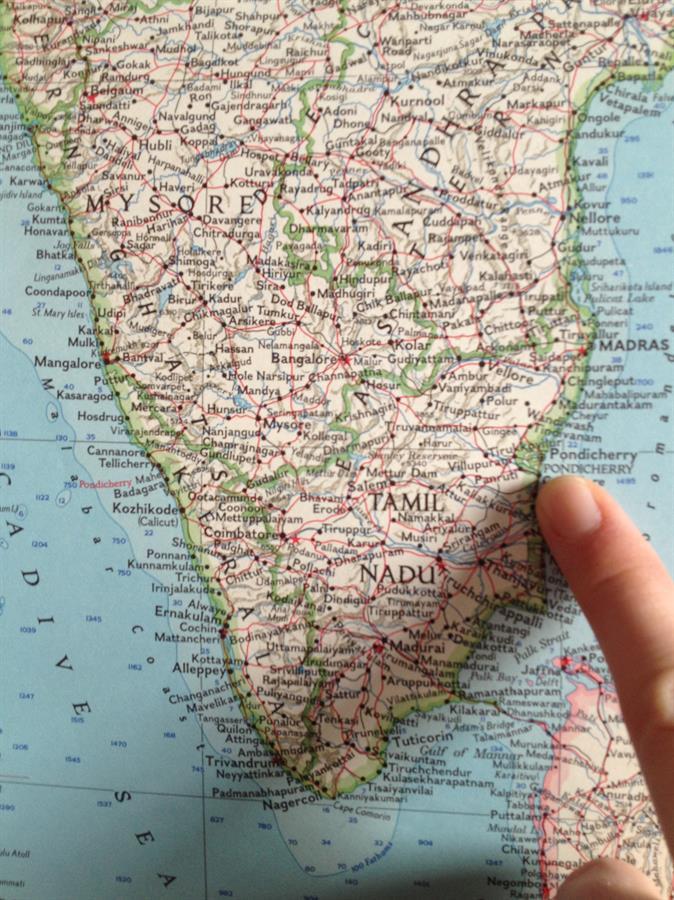 Destination Pondicherry, Tamil Nadu, South India