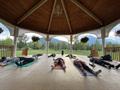 Gazebo Yoga in Banff, AB