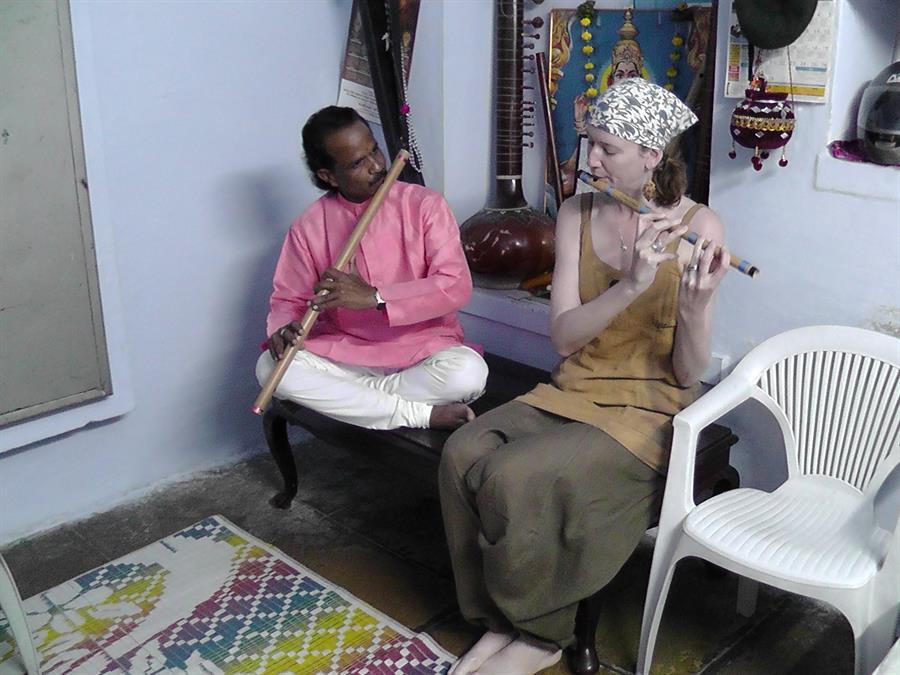 Flute lessons in India