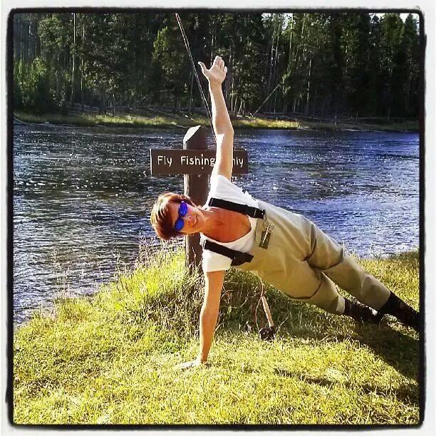 Fly Fishing Yoga